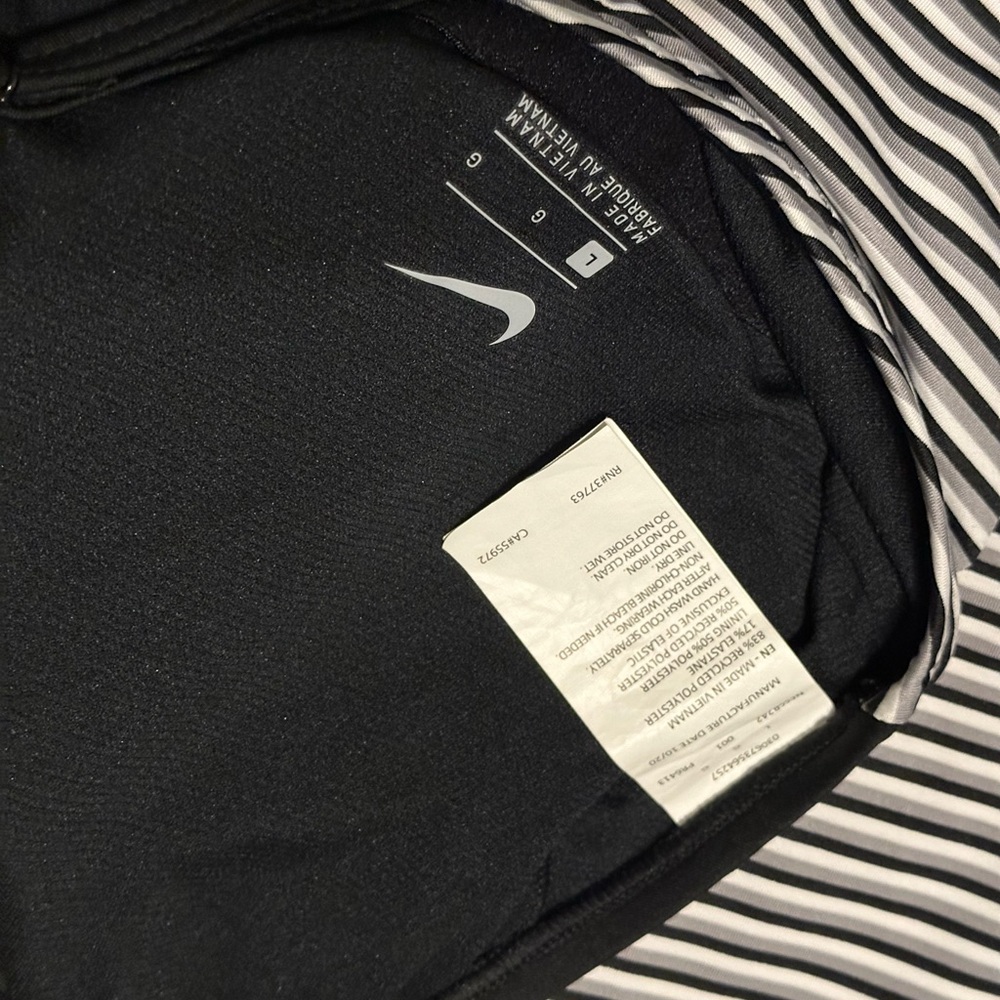 Nike Striped Tankini Swim Top Sz L - Picture 4 of 4